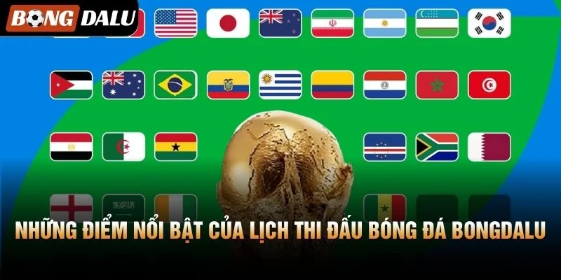 Những điểm nổi bật của lịch thi đấu bóng đá Bongdalu